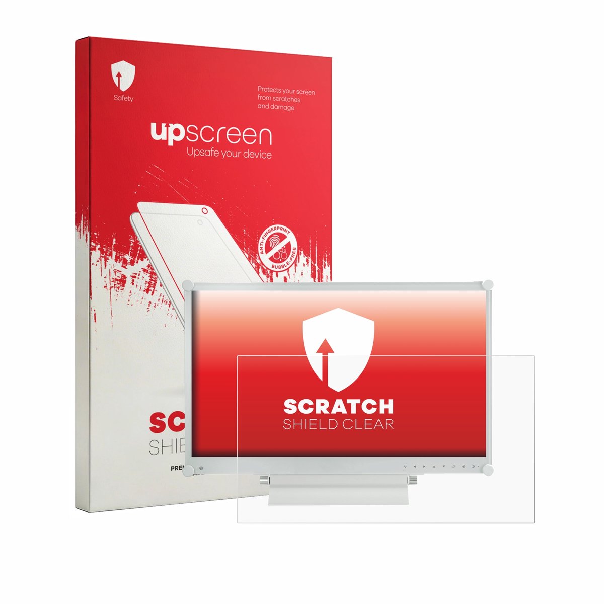 upscreen - Screenprotector voor AG Neovo MX-2402 24" - Folie Beschermfolie transparant