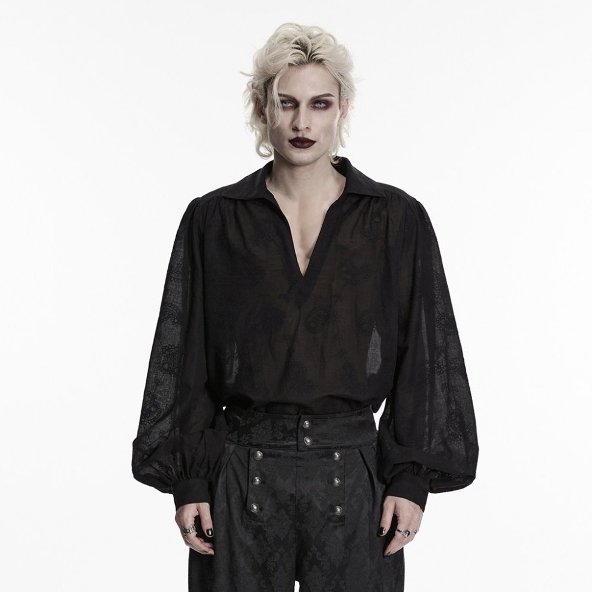 Punk Rave - Romance Sentinel Overhemd - S - Zwart