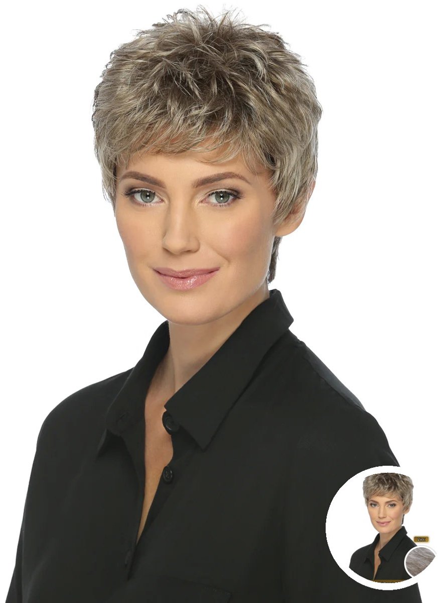 Estetica Designs® Vikki Synthetisch Haarwerk - Pure Stretch Cap®, R51LF60, naturel uitziend, comfortabele pasvorm