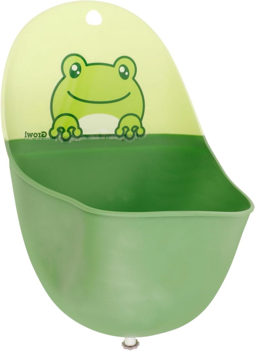 Kinder Urinoir - Reis Potje - Zindelijkheidstraining Jongens - Aan Muur Monteerbaar - 26 x 16 x 13 cm - Groen