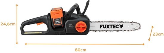 Snoerloze kettingzaag 2x20V FUXTEC FX-E2KSSET van FUXTEC — afbeelding 5