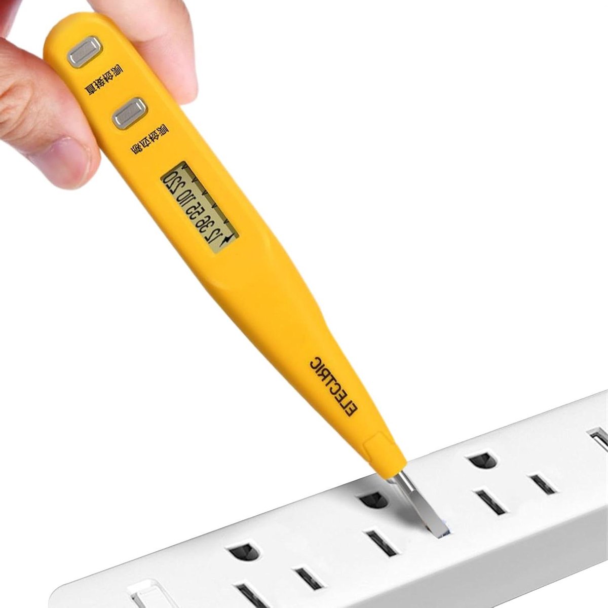 Spanningsmelder Schroevendraaier - Circuittest Pen - Elektrische Controle - 2-in-1 Functie - 13 cm - Zwart
