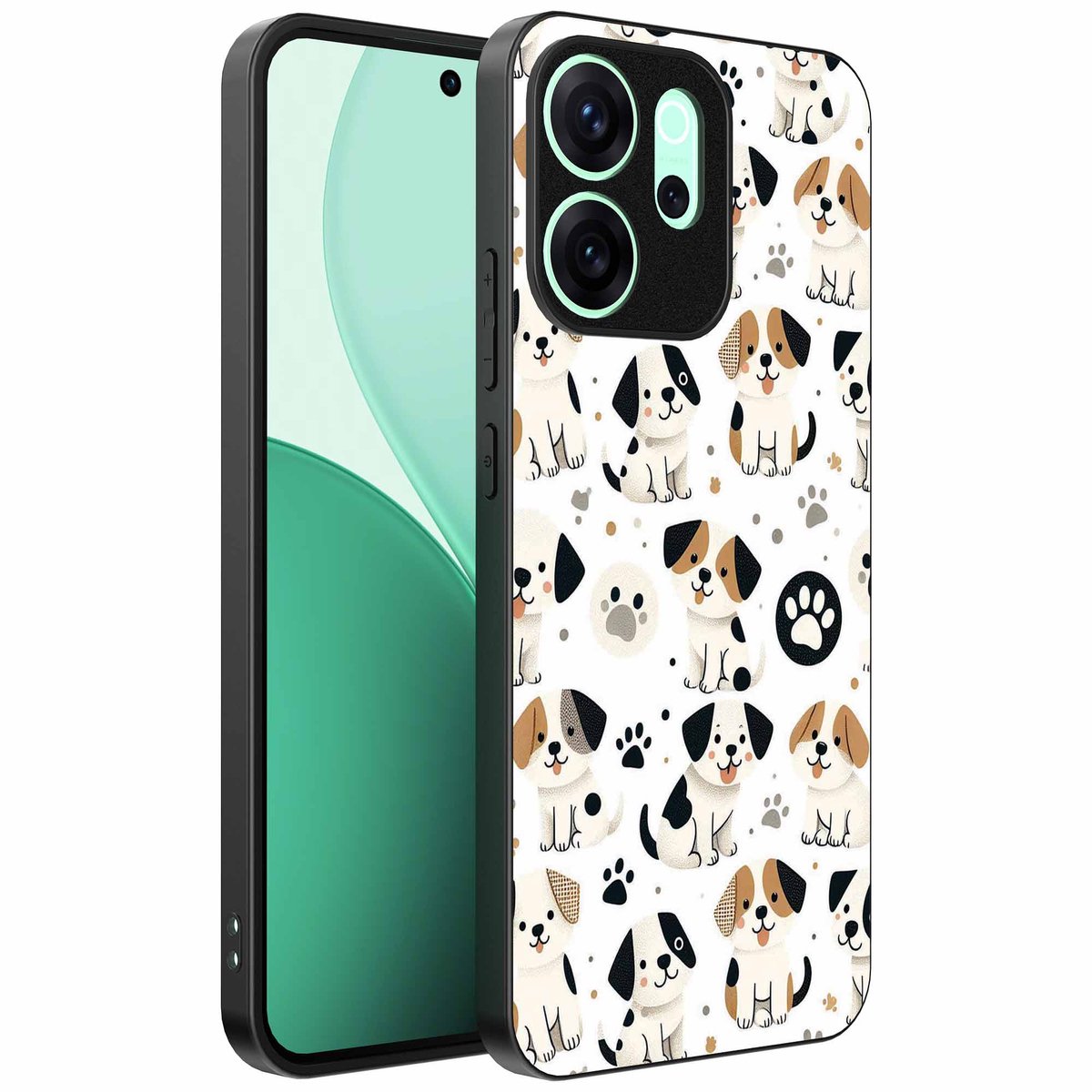 Geschikt voor Oppo Reno 15 Pro Telefoonhoesje met honden opdruk - TPU backcover case dog design - Smartphonica geschikt voor Oppo Reno 15 Pro