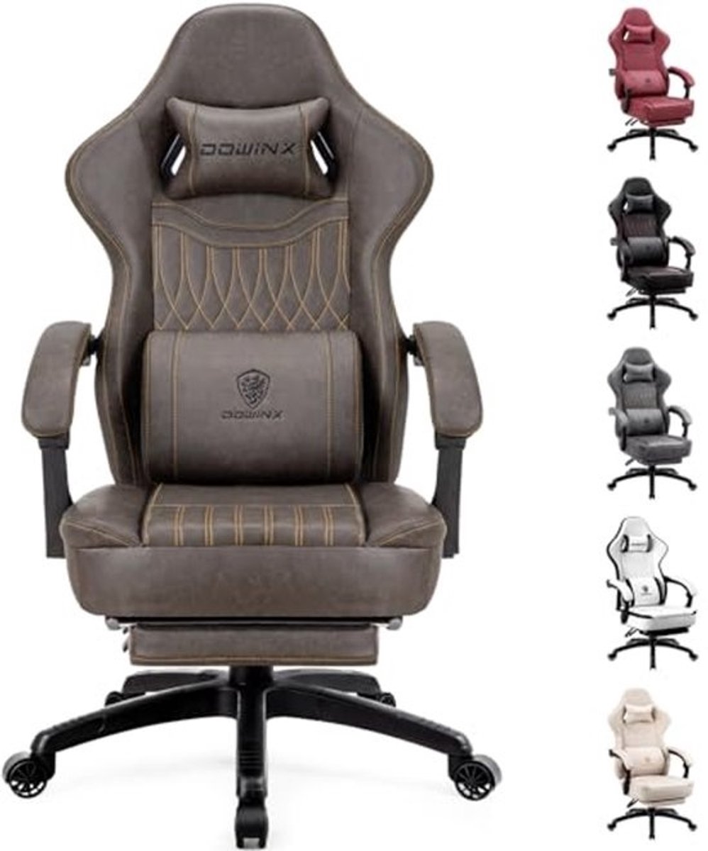 Ergonomische Gamingstoel met Verstelbare Rugleuning en Armleuningen