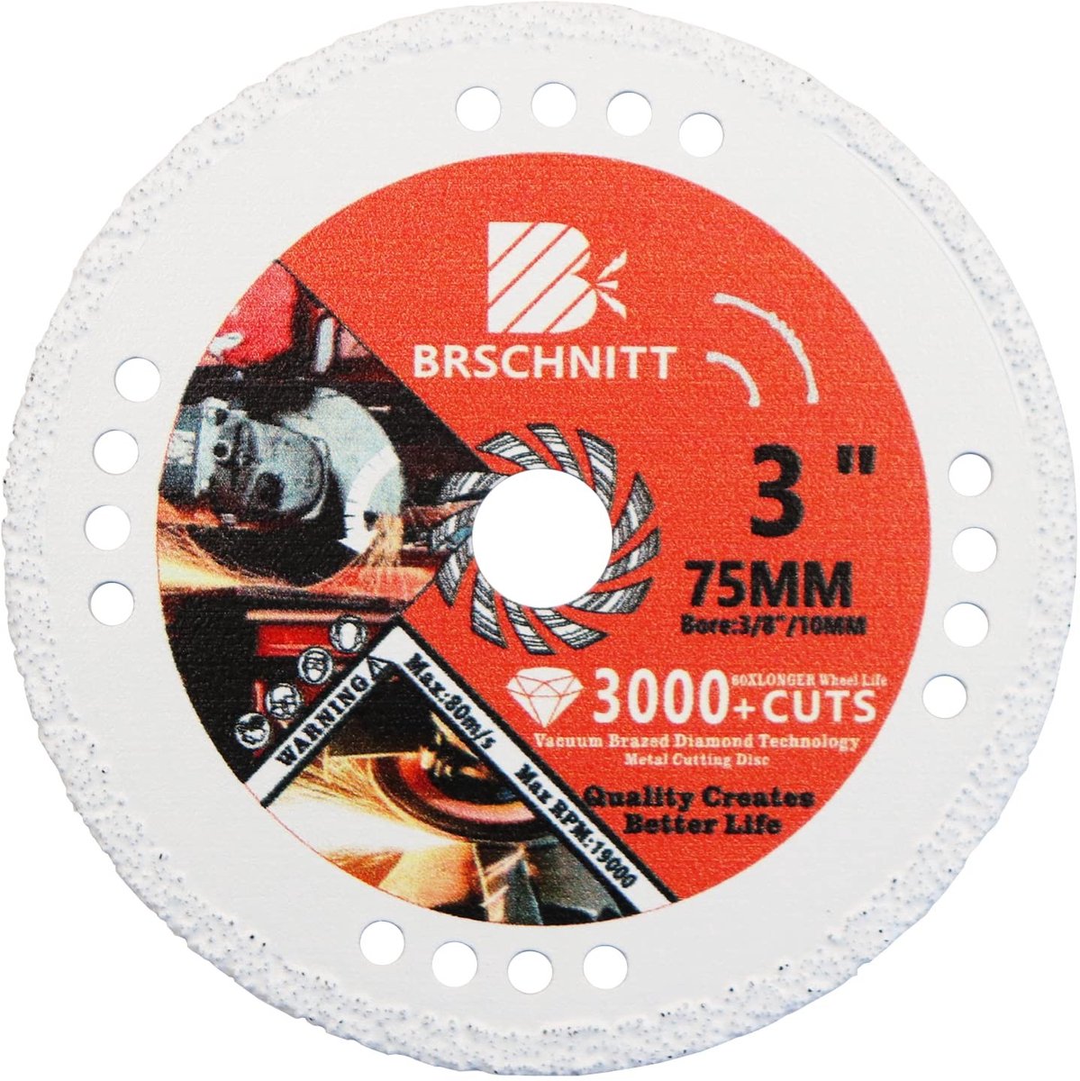 Solidchoice - Diamant Snijschijf voor Metalen en Staal