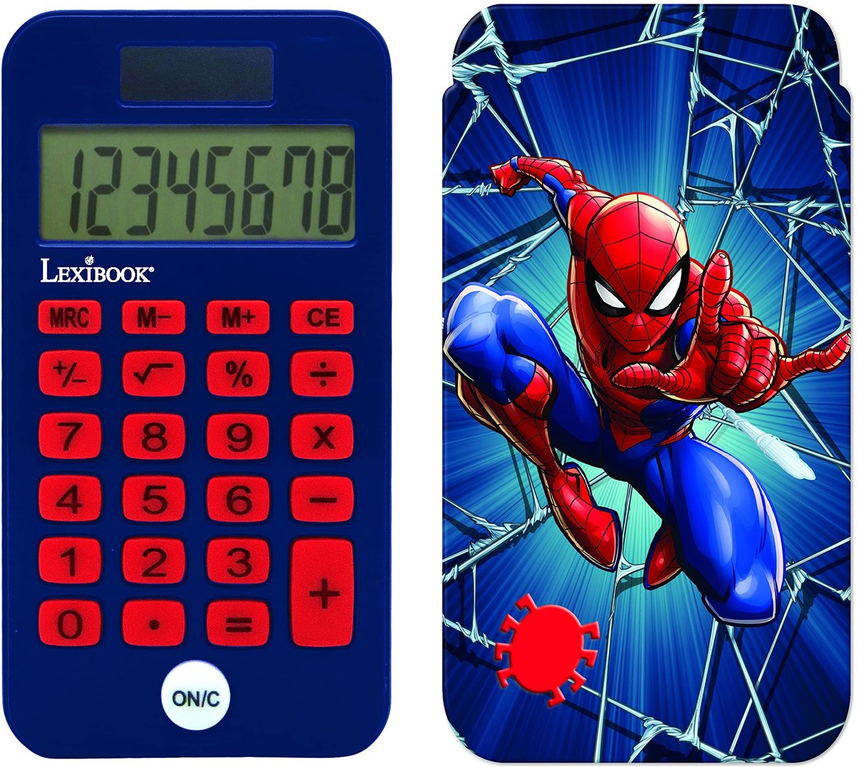 Solidchoice - Marvel Spider-Man Pocket Calculator - Compact en Duurzaam