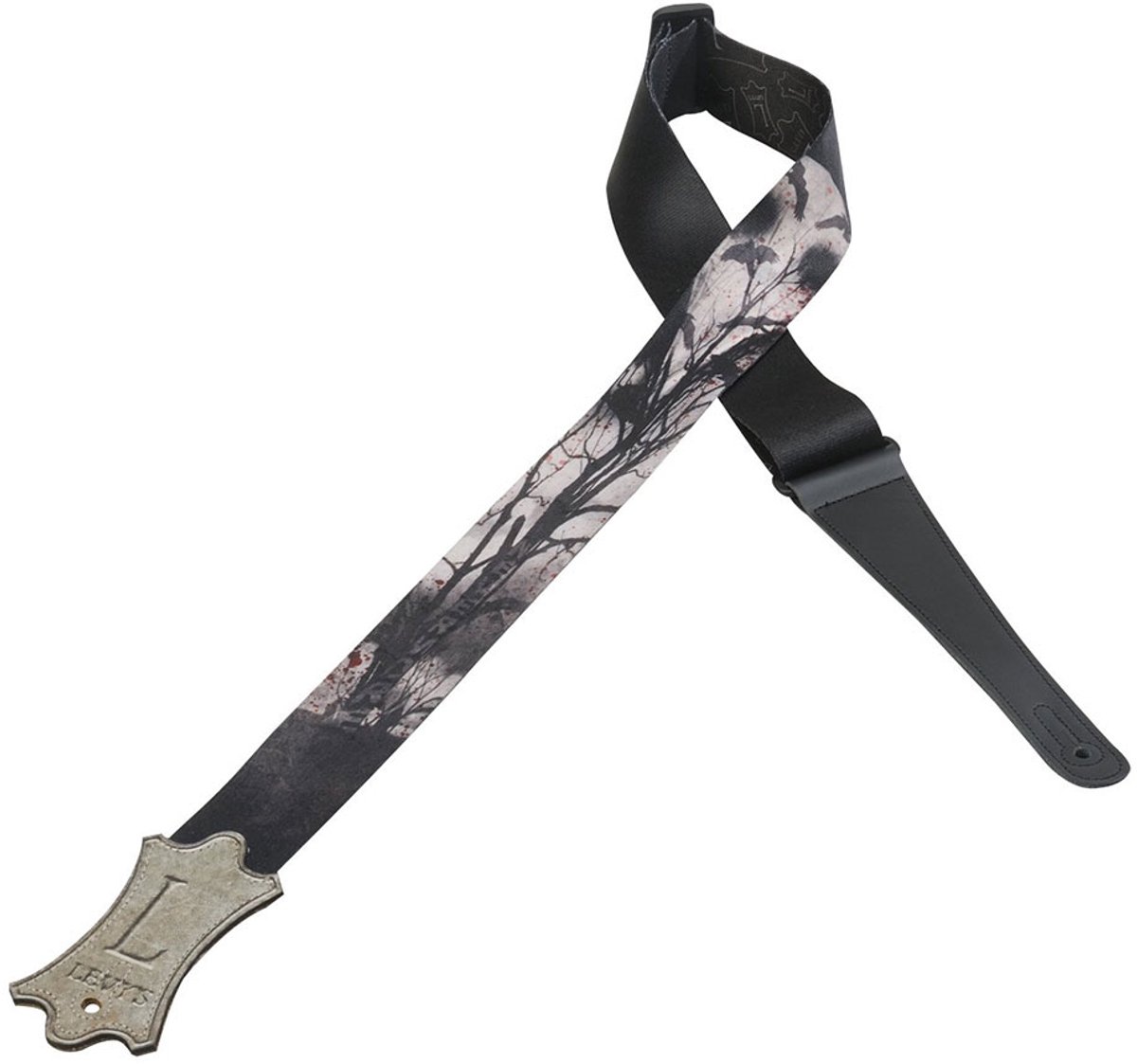 Levy's MPBS2-003 Polyester Gitaarband Bloodstone Design 3