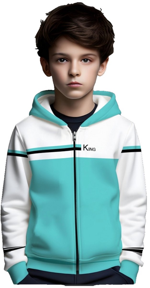 Currero Vest Jongens Met Rits Sweater Jongen Cardigan Gebreid Sweaters Hoodie Warme Trui Lange Mouw 11-12 Jaar Gemengde Kleur