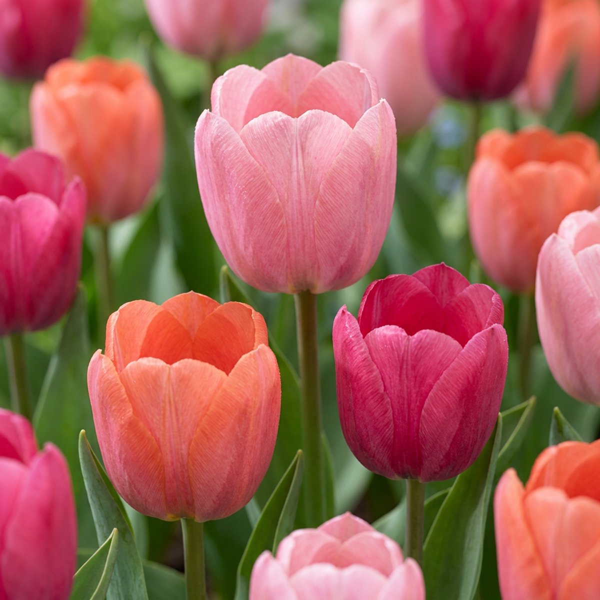 Green boutiQ - 80x Tulipa Positive Vibe - Tulp Positive Vibe - Diversen - Voorjaarsbloeier - Bolmaat 11/12