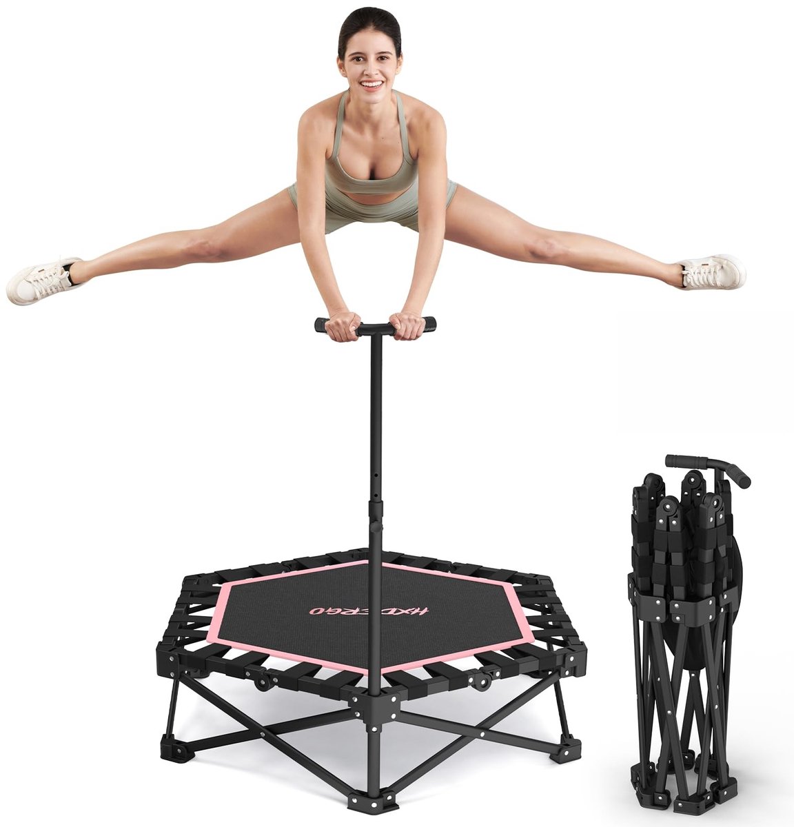 Solidchoice - Fitness Trampoline Ø106,5 cm voor Thuis