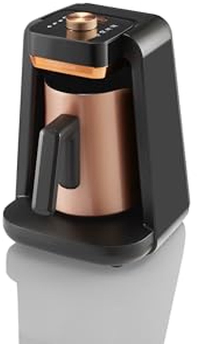 Turkse Koffiezetter - Koffieapparaat - Koffie Maken - Met Mixer - 5 Koppen - Koper