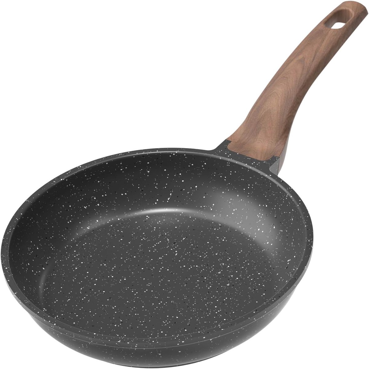 YASHE koekenpan - 20 cm - antiaanbak - inductie - grijs