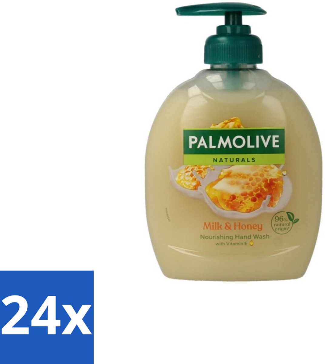 Palmolive – Handzeep – Melk & Honing – 300 ml - Voordeelverpakking - 24 stuks