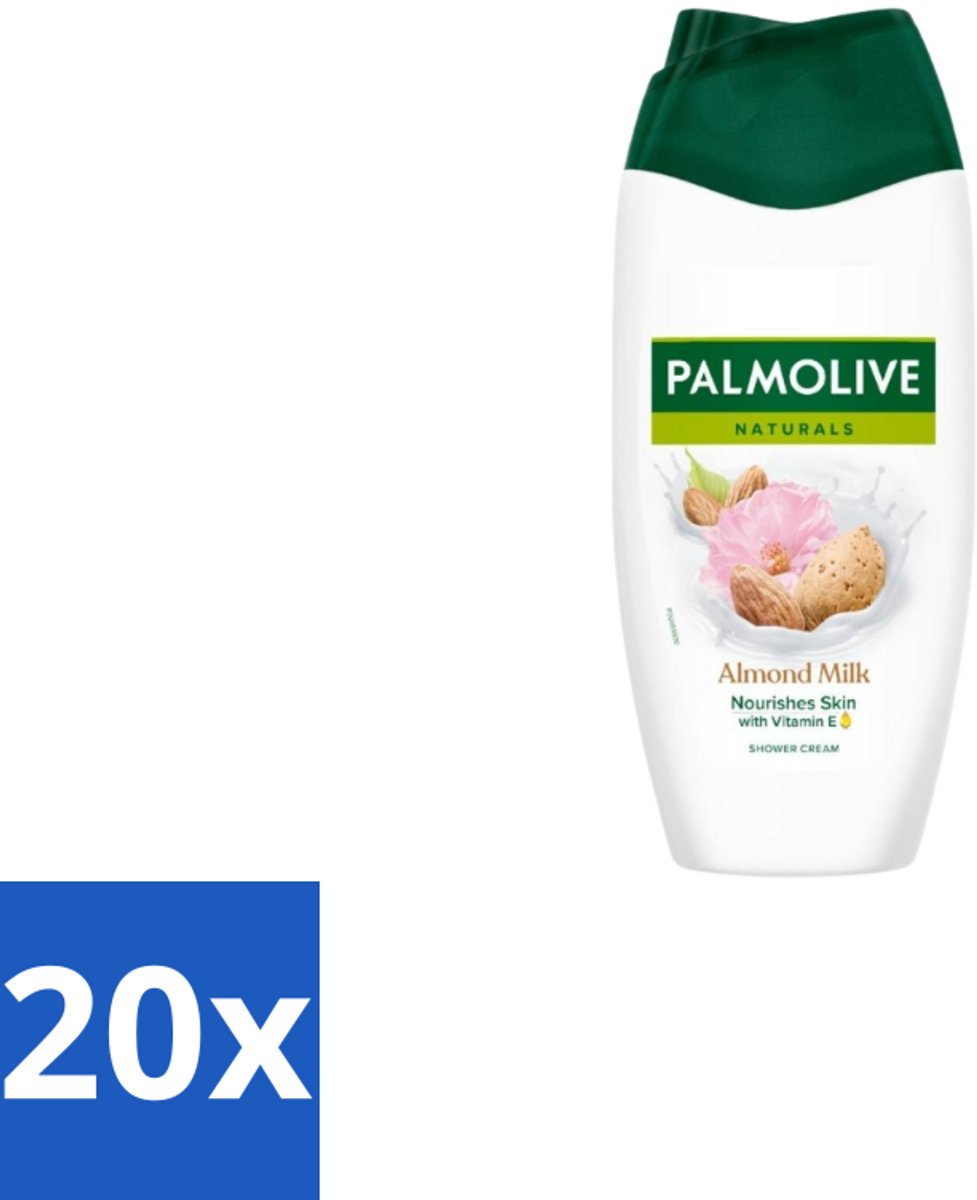 Palmolive Douchecrème Naturals Amandelmelk 250 ml - Bulkverpakking - 20 stuks