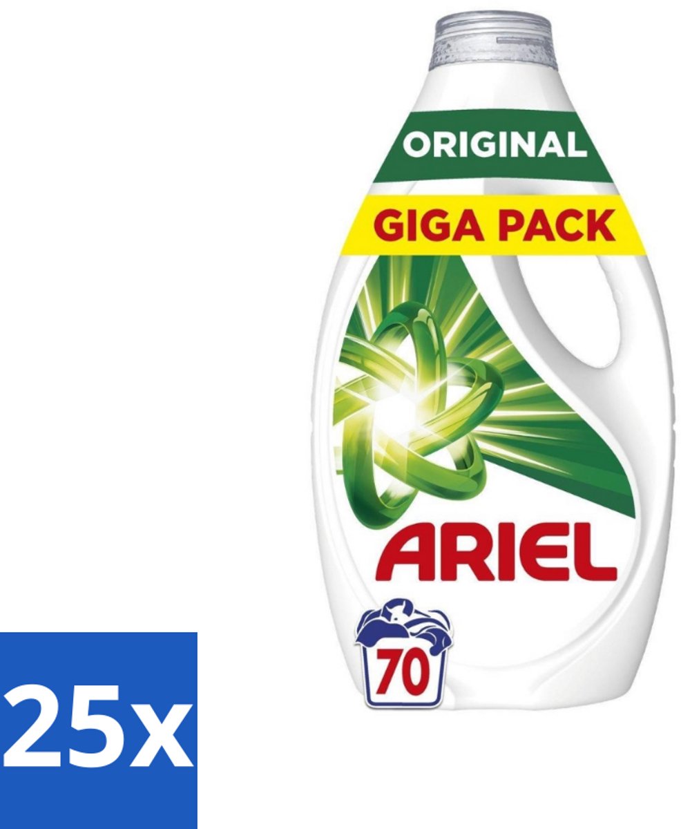 Ariel – Vloeibaar Wasmiddel – Original – 3150 ml – 70 wasbeurten - Bulkverpakking - 25 stuks