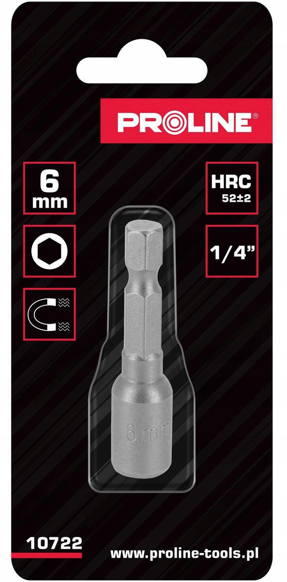 Proline Magnetische Dop 1/4" Hex 6mm - Stabiliteit en Precisie