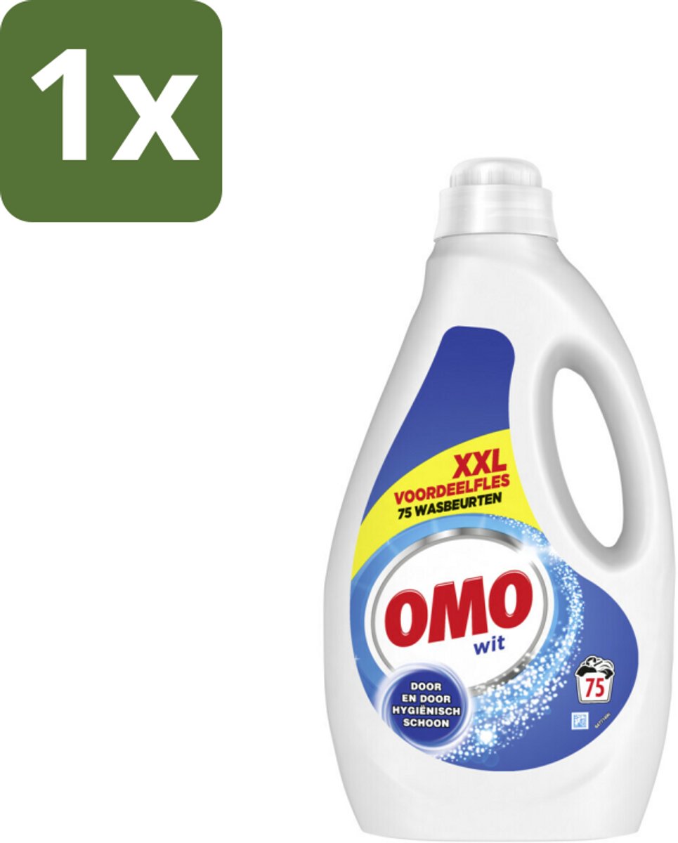 1 x OMO – Vloeibaar Wasmiddel – Wit XXL – 75 Wasbeurten - Kabel - Kabels - Kabelsysteem - Kabelsysteem