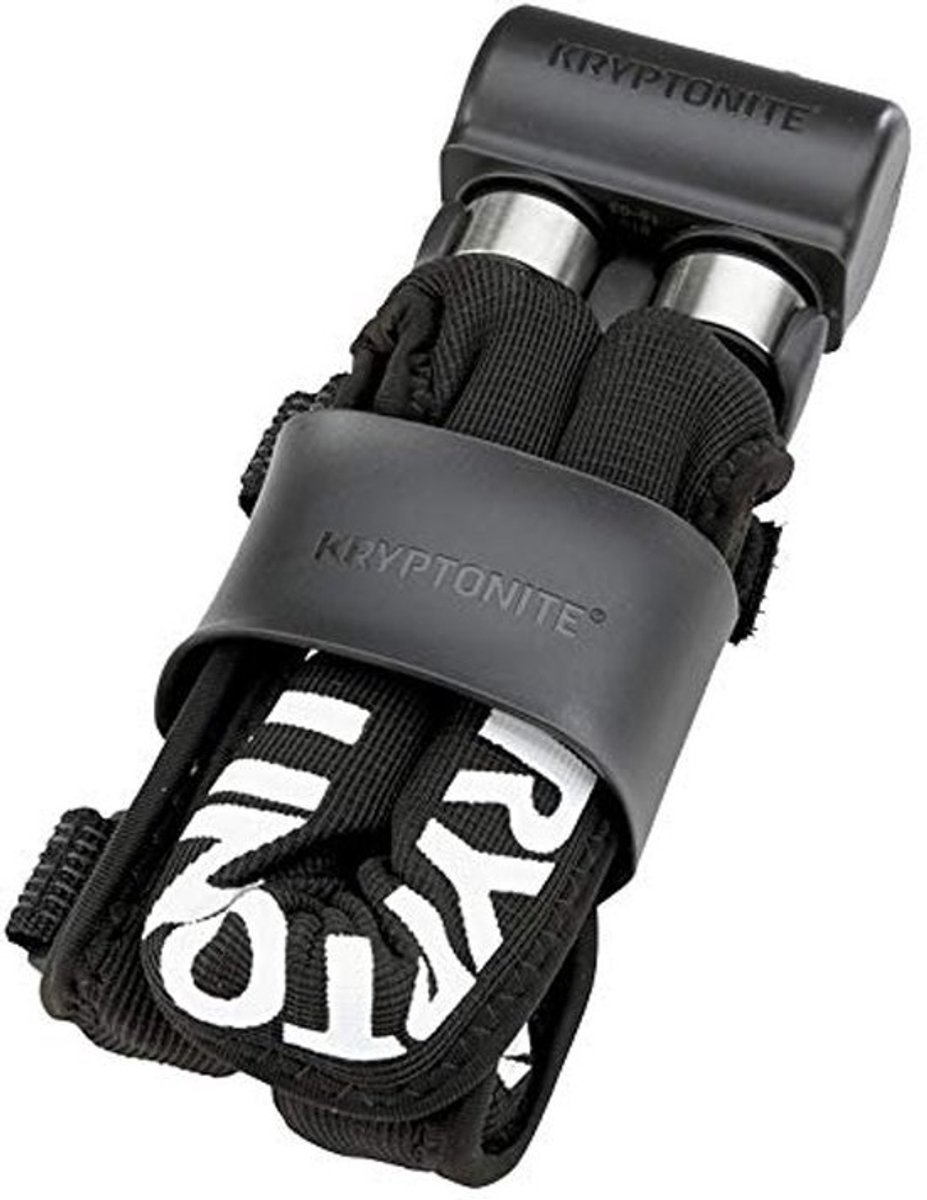 Vouwslot voor fiets met houder en sleutel, grijs, 95 cm