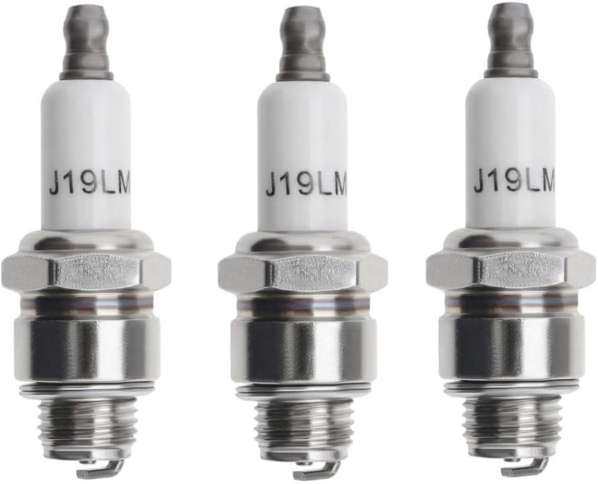Elzusha - Set van 3 Rj19Lm Bougies voor Tuinmachines en Grasmaaiers