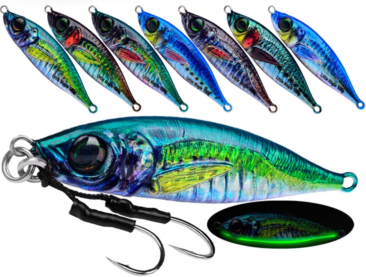 Elzusha - 3D Realistische Vissen Lures met Scherpe Haken voor Zoet en Zout Water