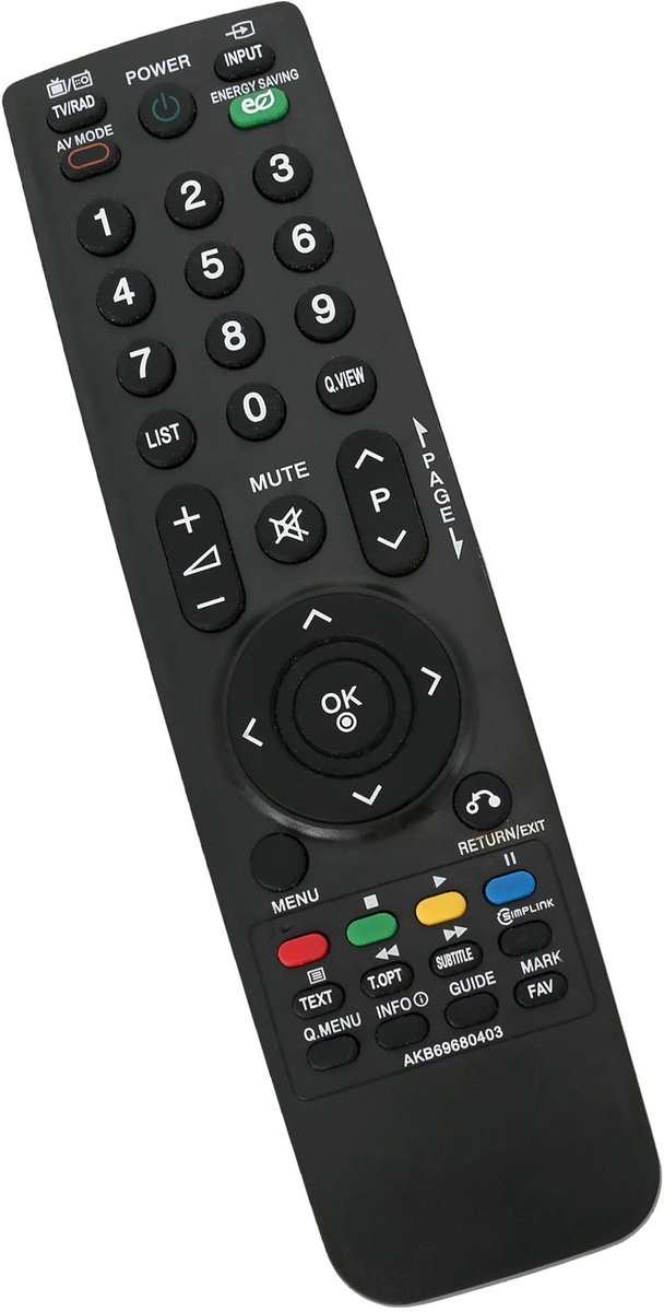 Elzusha - Vervangende Afstandsbediening voor LG TV's - Ergonomisch Ontwerp