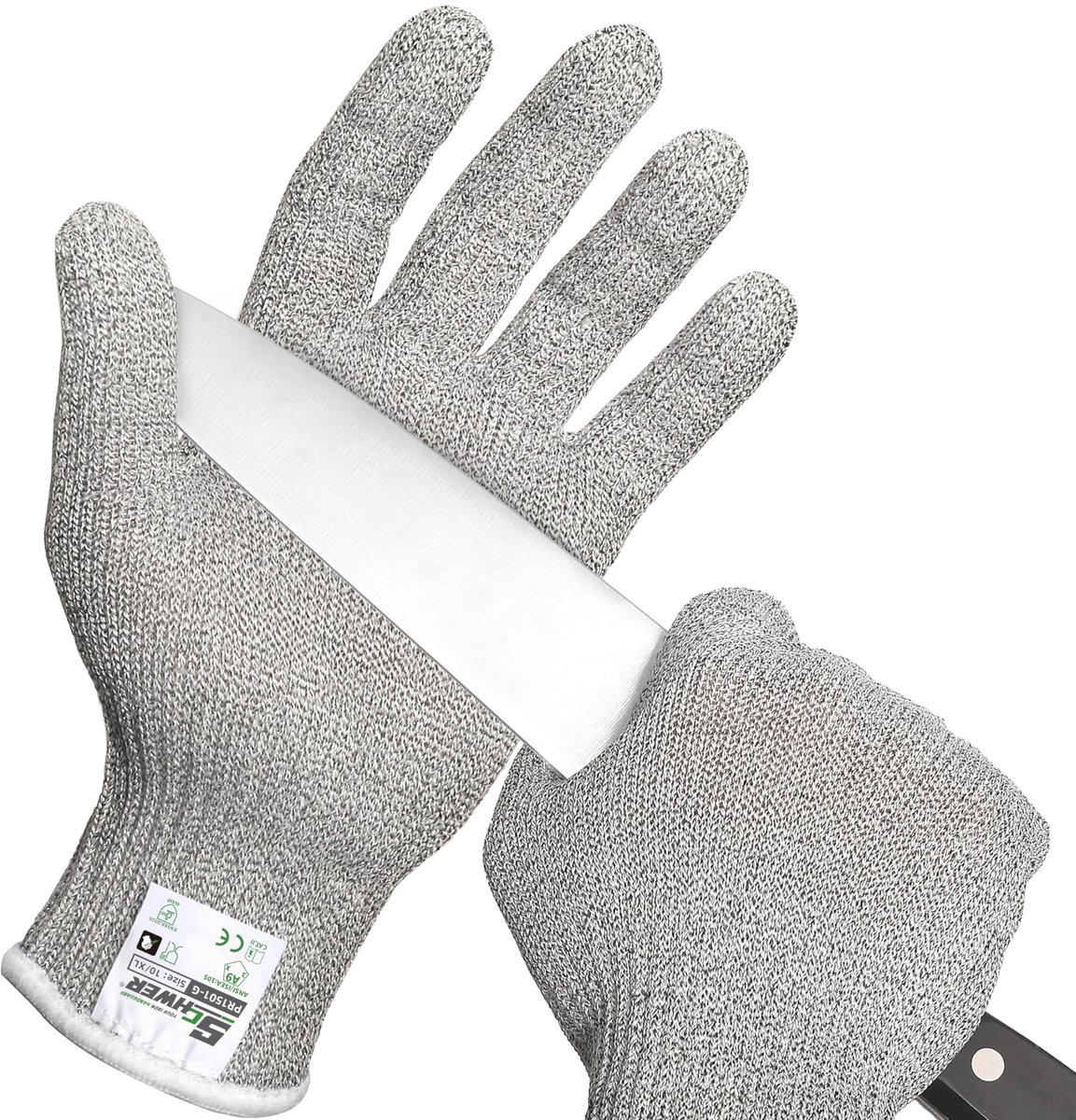 Schwer LEVEL A9/F snijbeschermende handschoenen, ultieme snijbescherming volgens de hoogste Amerikaanse en Europese - ShopVlot