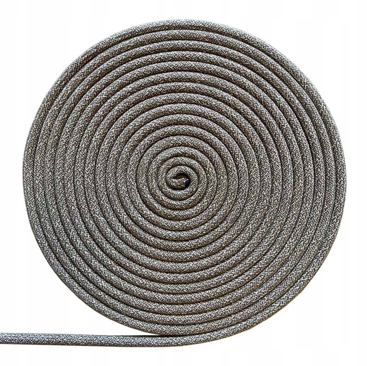 Merkloze Zeilkoord 8mm Grijs - Hoge Kwaliteit Polyester
