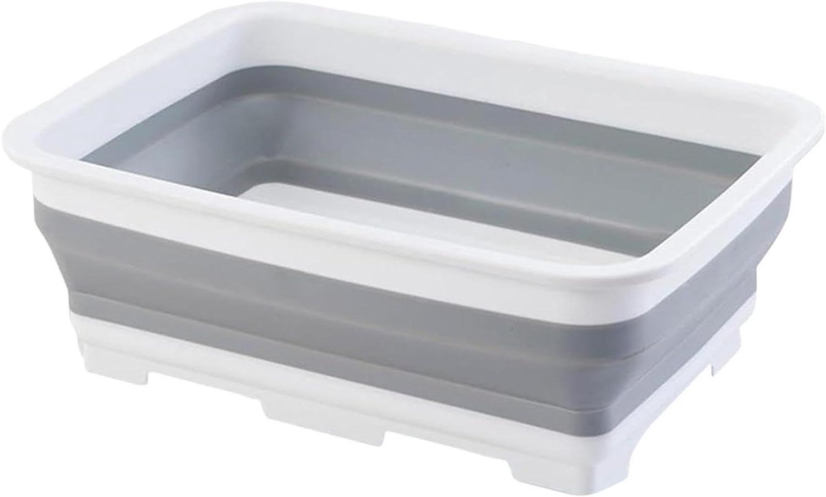 Voetbad Emmer – Opvouwbaar Voetenbad – Zwembad Reinheid – Praktisch Vouwontwerp – 37 x 27 x 11.8 cm – Grijs Voetbad Emmer – Opvouwbaar Voetenbad – Zwembad Reinheid – Praktisch Vouwontwerp – 37 x 27 x 11.8 cm – Grijs