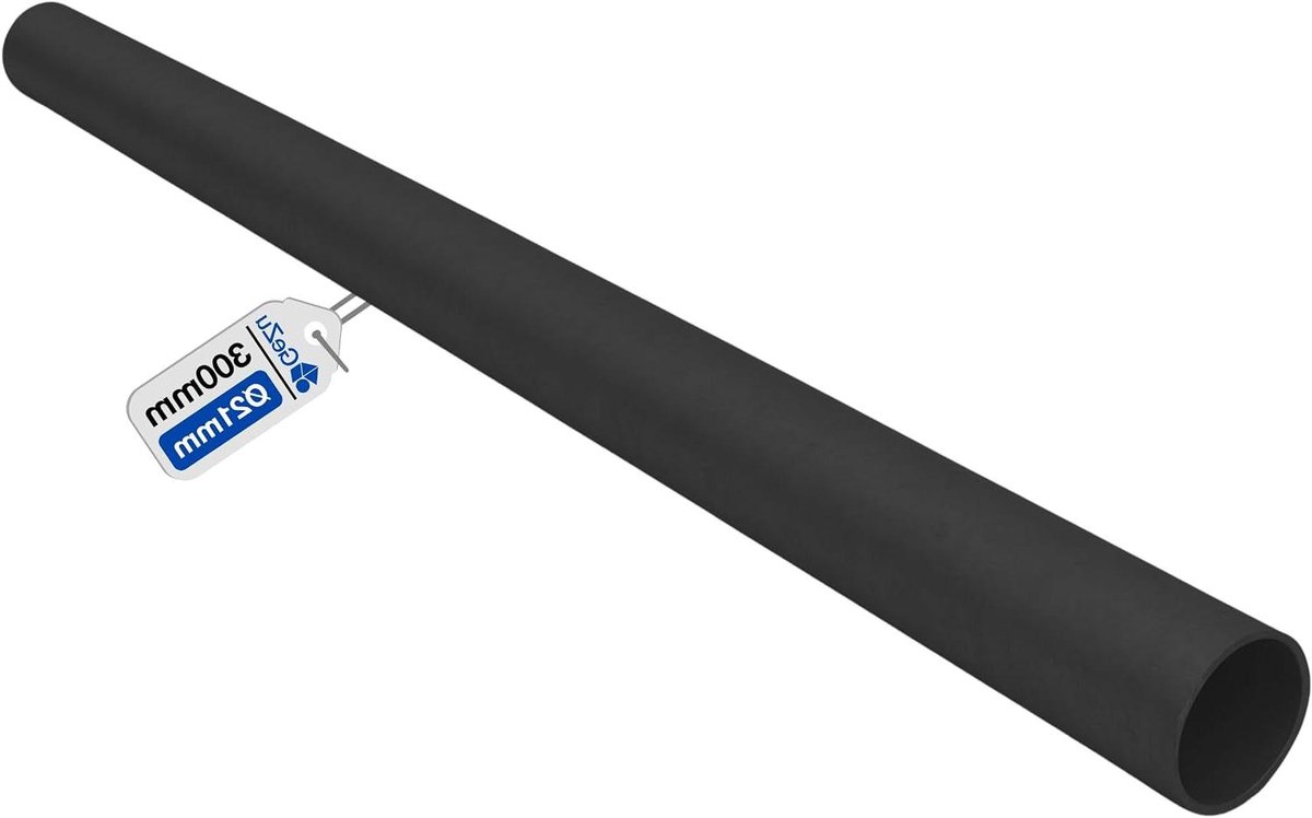 Stalen Buis - Ronde Pijp - Meubels Bouwen - Roestbestendige Coating - 300 cm - Zwart