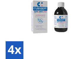 Curasept 4 x – Mondspoeling – ADS DNA 212 CHX 0,12% – 200 ml - Mondspoeling - Chloorhexidine - Tandvlees - Tandplak - Mondhygiëne