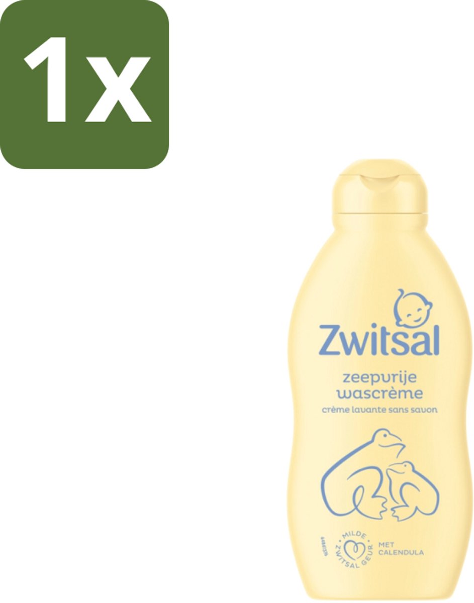 Zwitsal – Wascrème – Zeepvrij – 200 ml - 1 stuk
