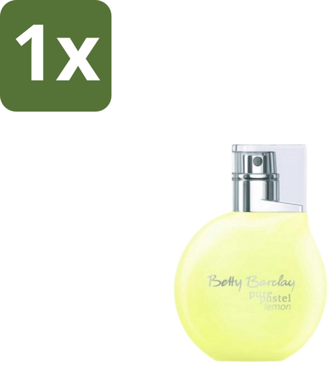1 x Betty Barclay – Eau de Toilette – Pure Pastel Lemon – 20 ml - Eau De Toilette - Citroen - Appel - Mandarijn - Viooltje