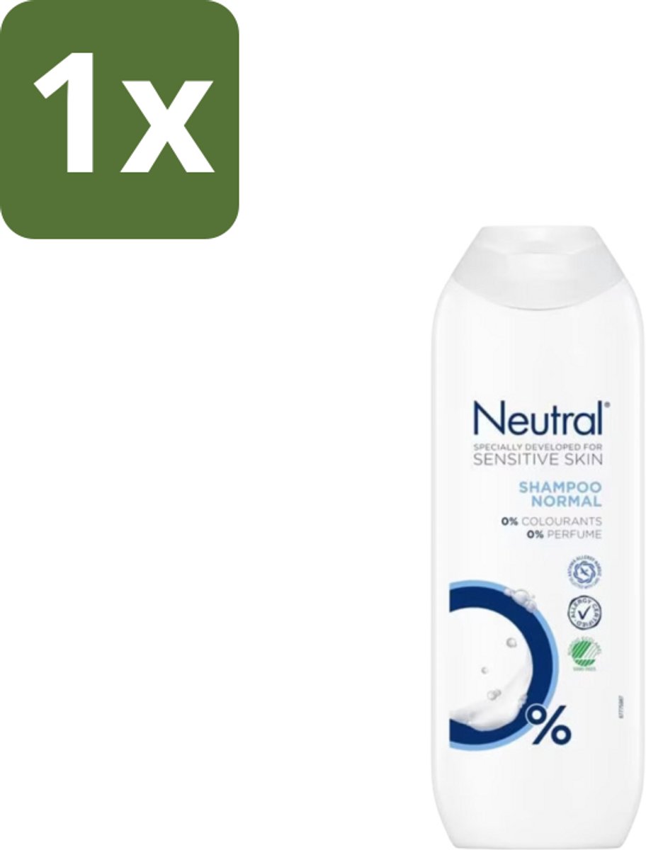 1 x Neutral – Shampoo – Normaal Haar – 250 ml - Gevoelige Hoofdhuid - Normaal Haar - Milde Shampoo - 0% Parfum - 0% Kleurstoffen