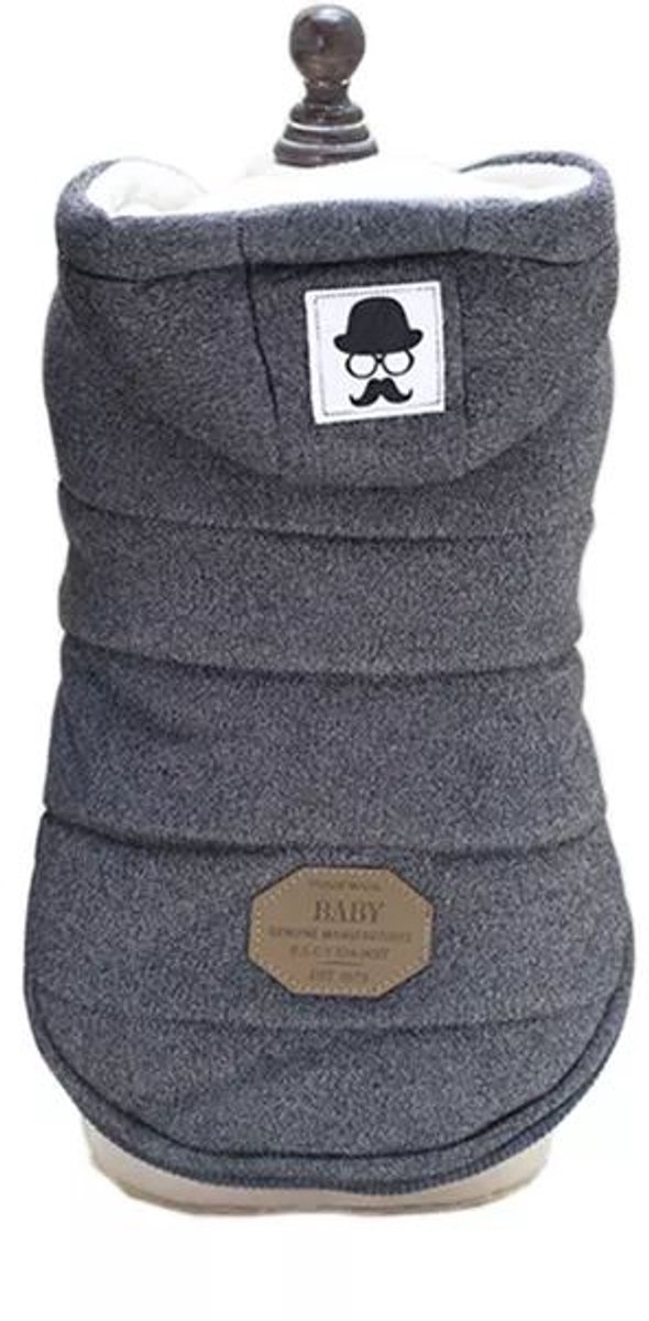 Winterjas voor hond Baby Gray, S