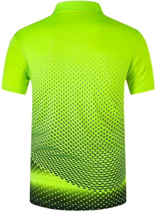 Currero Golf Polo Heren - Ademend Golfshirt - Polo Shirt - Sportshirt - Golfkleding Heren - T-Shirt - Golf Mode - Groen L — afbeelding 2