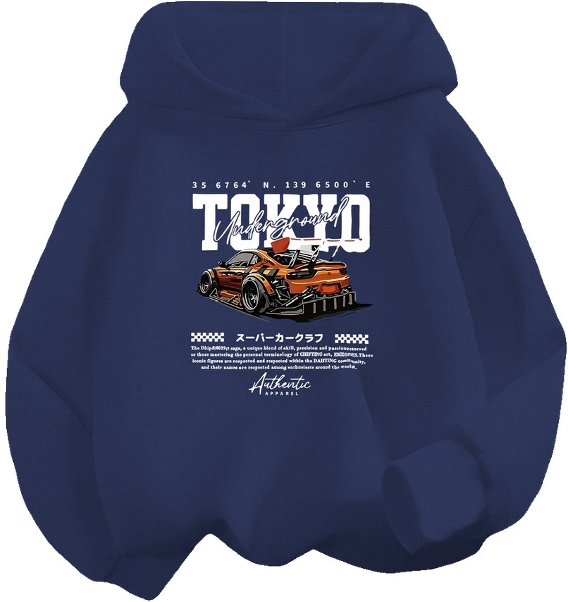 Currero Hoodie Jongens Warme Hoodie Met Capuchon Comfortabele Sweater Casual Trui Pullover Jongenstrui Donkerblauw 7-8 Jaar