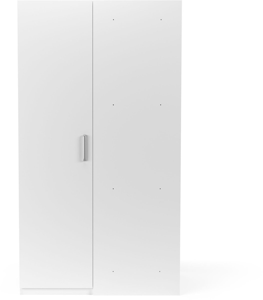 Elzusha - Opbergkast voor wasmachine - Wit, ruimtebesparend en ergonomisch ontwerp