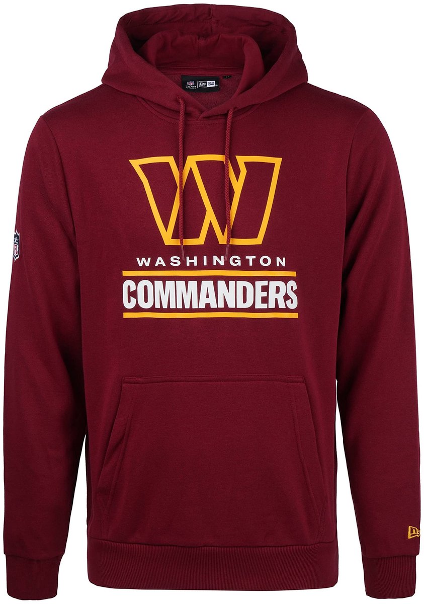 Elzusha - Hoodie met Teamlogo Washington Commanders in Wijnrood