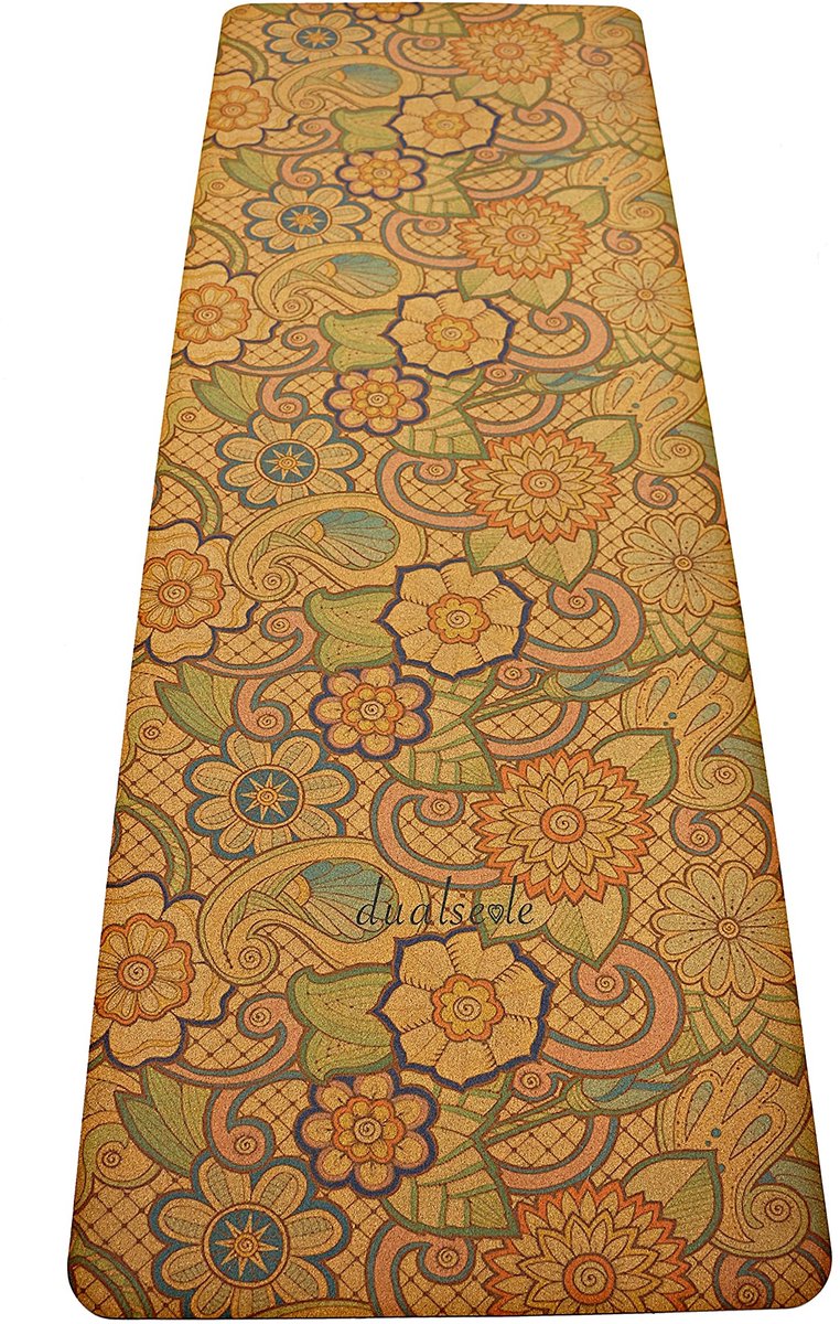 Elzusha - Eco Yoga Mat van Natuurlijk Kork en Rubber