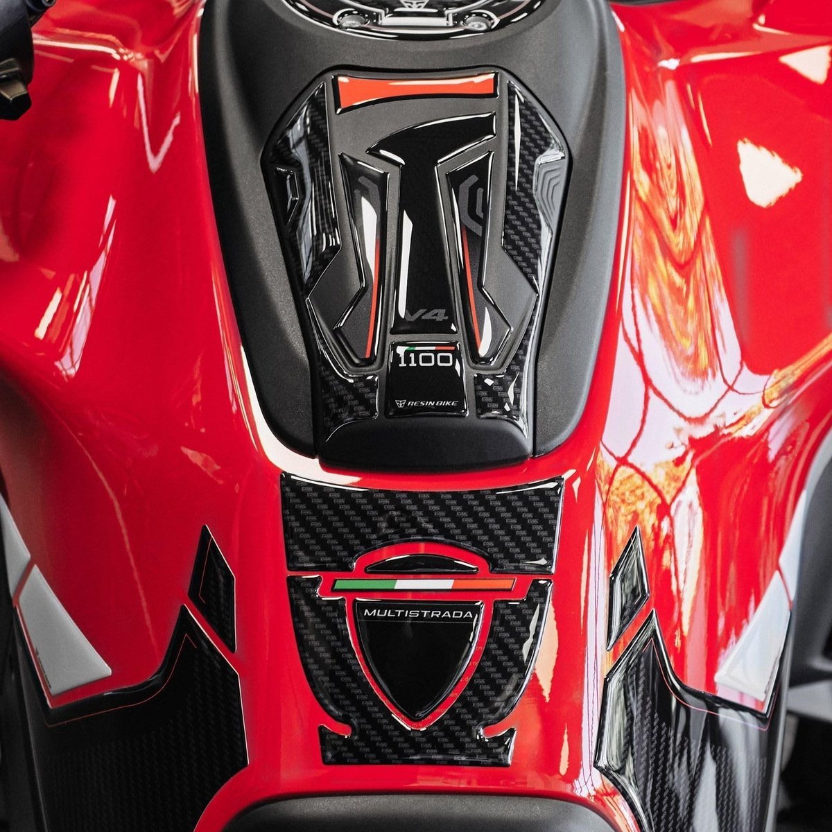 Elzusha - 3D Sticker voor Motorfiets Tankbescherming tegen Impact