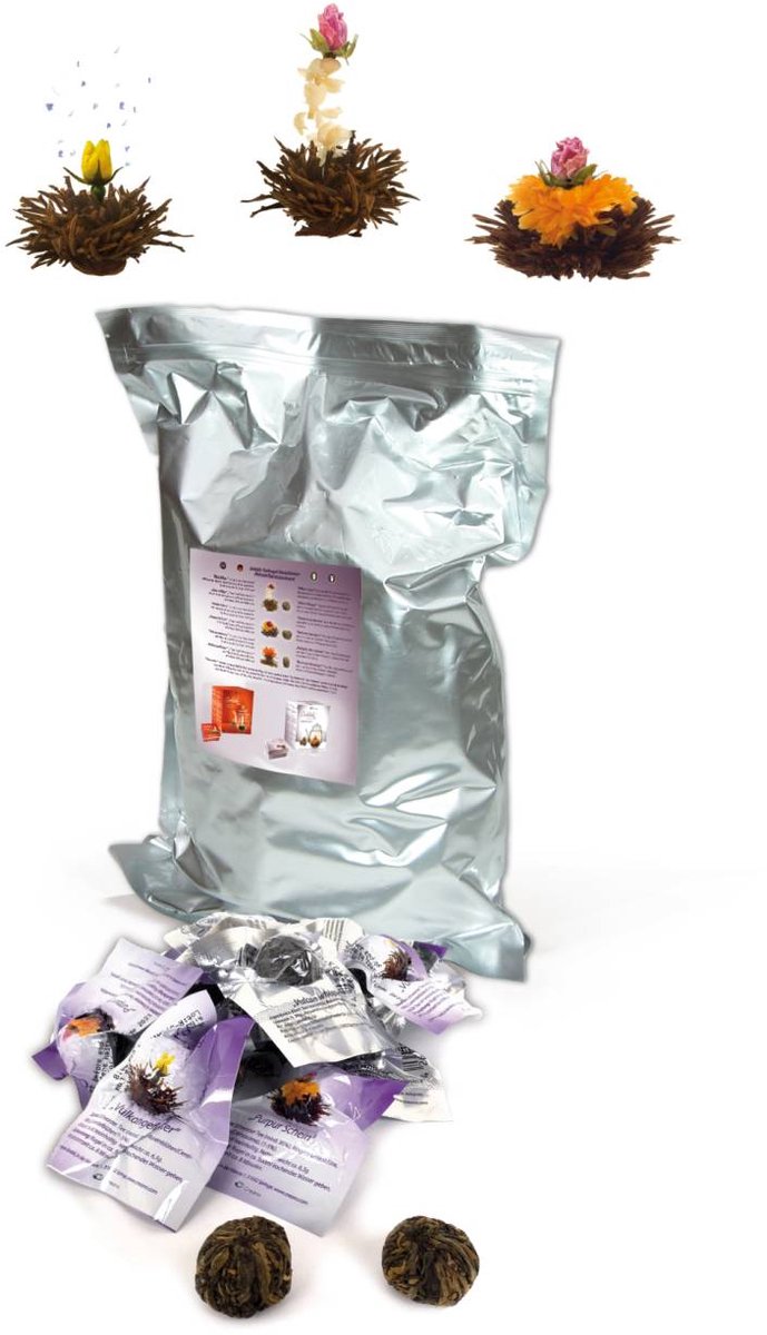 Pak van 72 stuks Bloom Tea zwarte thee