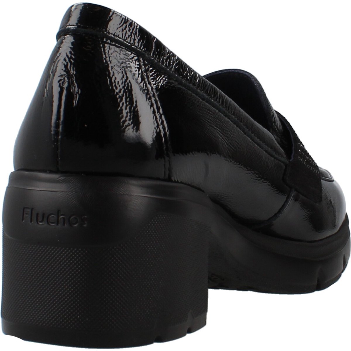 FLUCHOS F2517 NAPLACK CALF BURDEOS MULBERRY Zwart 37 EU