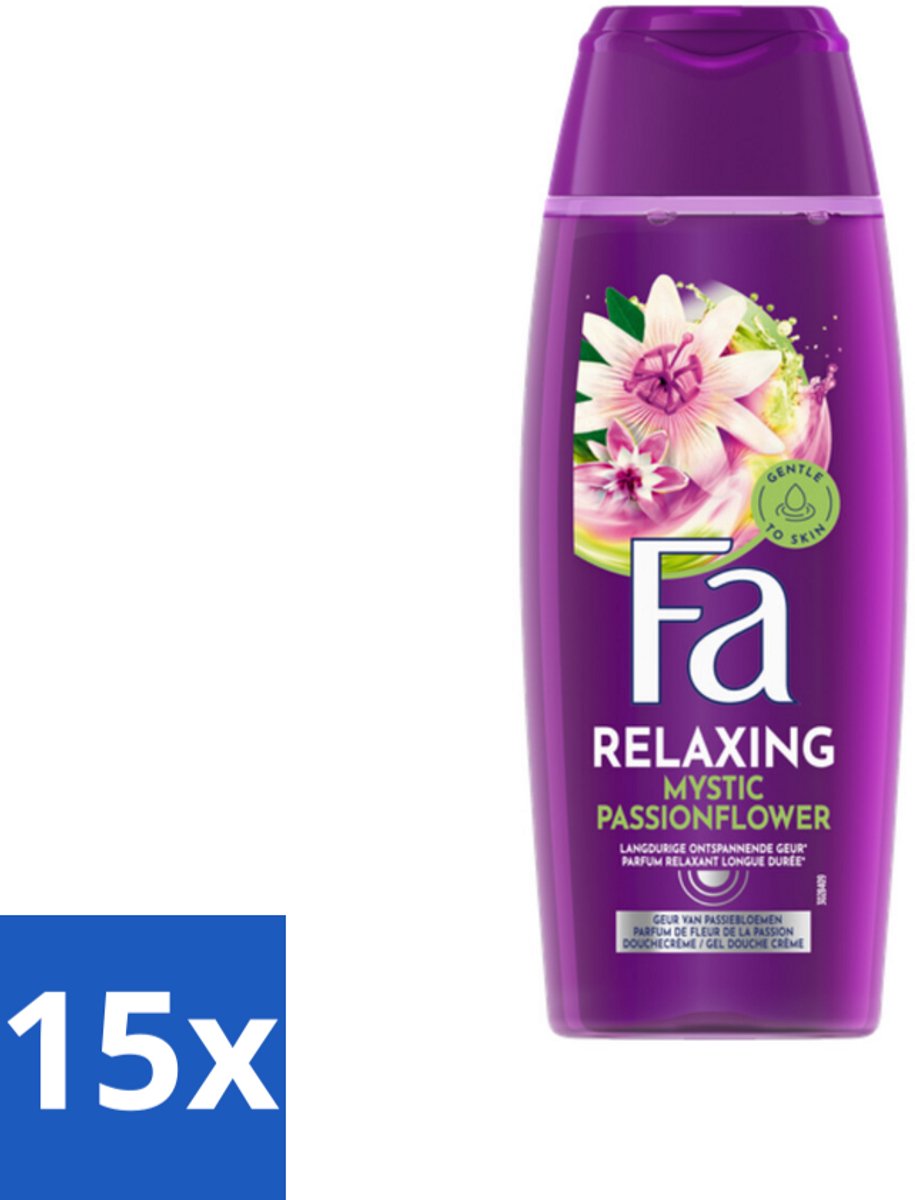 Fa – Douchegel – Mystic Moments Shea Butter & Passion Flower – 250 ml - Bulkverpakking - 15 stuks