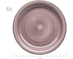 Mäser Serviesset 12-delig LUMACA Berry - Compleet Dinerset voor 4 Personen - Borden en Kommen - Keramisch Tafelservies - Eetservies met Moderne Uitstraling
