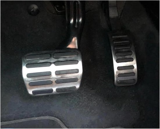 Pedaalhoezen Set - Auto Pedalen - Verbeteren Rijgrip - Antislip Oppervlak - 3 Stuks - Metaal — afbeelding 3
