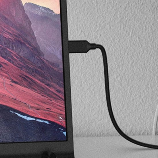 Draagbare Externe Monitor - Scherm Extender - Productiviteit Verhoging - Lichtgewicht Ontwerp - 15.6 Inch — afbeelding 3