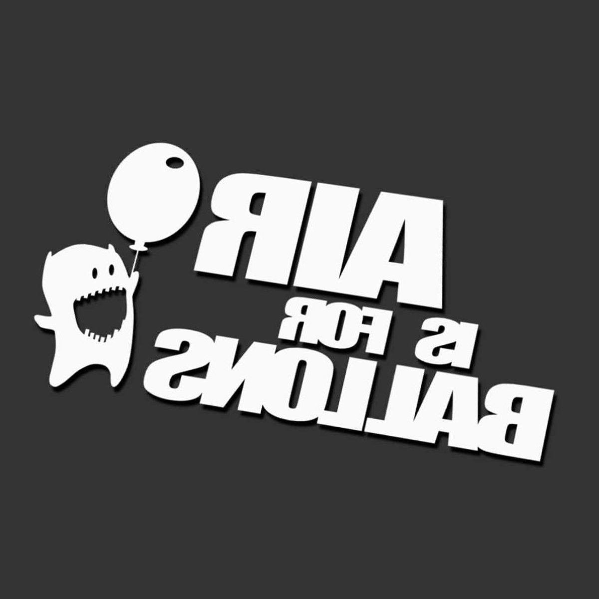 Auto Sticker - Vinyl Decal - Voertuig Decoratie - Luchtkanaal Technologie - 13x6cm - Wit