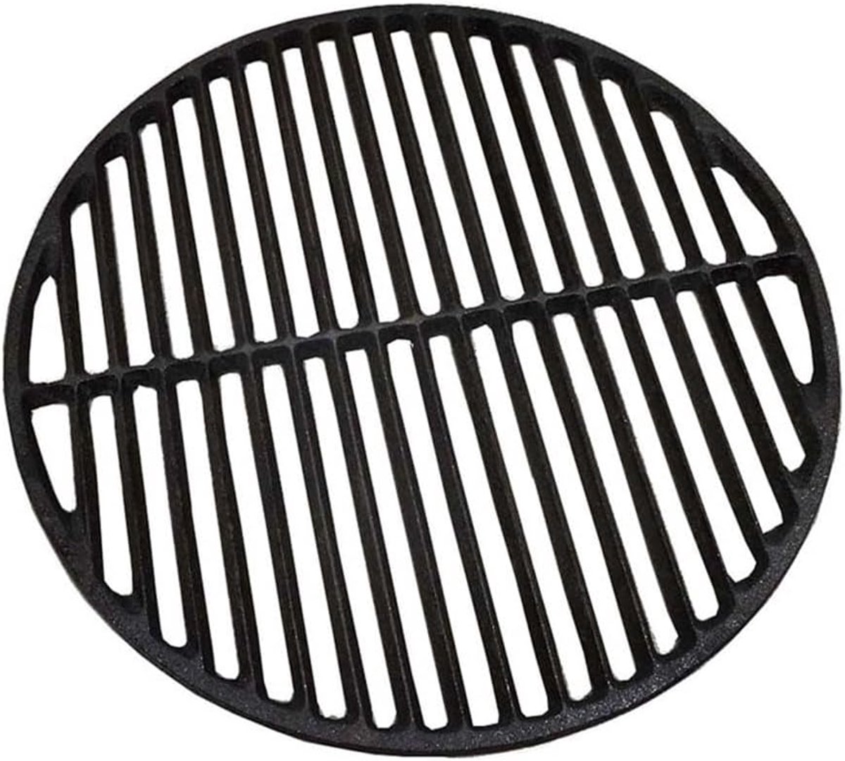 Gietijzeren Grillrooster - BBQ Rooster - Buiten Koken - Gelijkmatige Warmteverdeling - 25 cm - Zwart