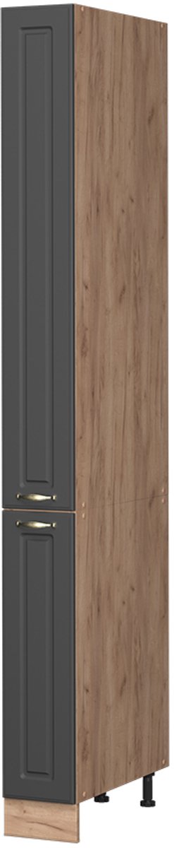 Vicco Apotheekkast Fame-Line, Anthrazit-Gold Landhaus/Goudkleurig Eiken, 20 cm
