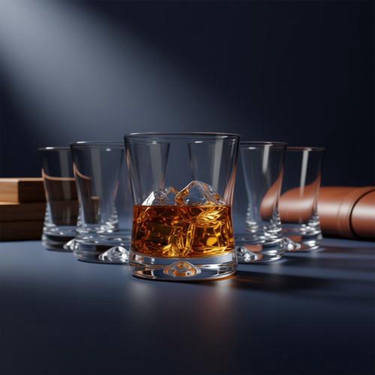 Whisky Glazen Set van 6 - 290 ml - X-line Collectie - Vaatwasmachinebestendig